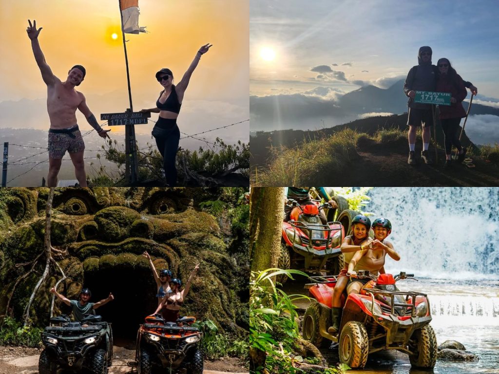 Batur Trekking and Gorilla Cave ATV with Cretya Sunset Lunch and Pool